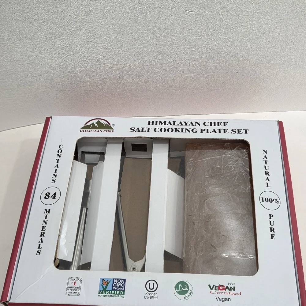 HIMALAYAN CHEF SALT COOKING PLATE SET